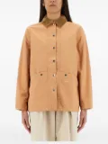 Barbour corduroy-collar cotton jacket - Pink