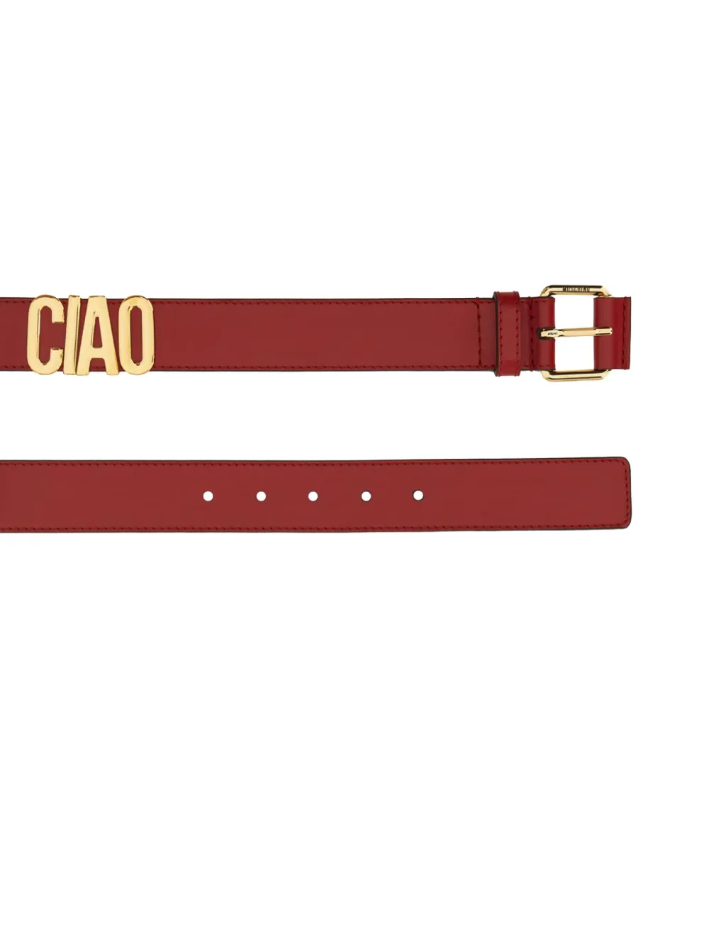 Moschino leather belt - Rood