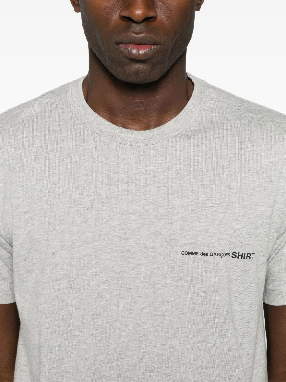 Comme Des Garçons Shirt logo-print cotton T-shirt Grijs