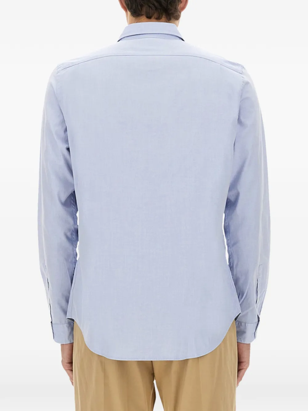 PS Paul Smith Overhemd met zebra applicatie Blauw
