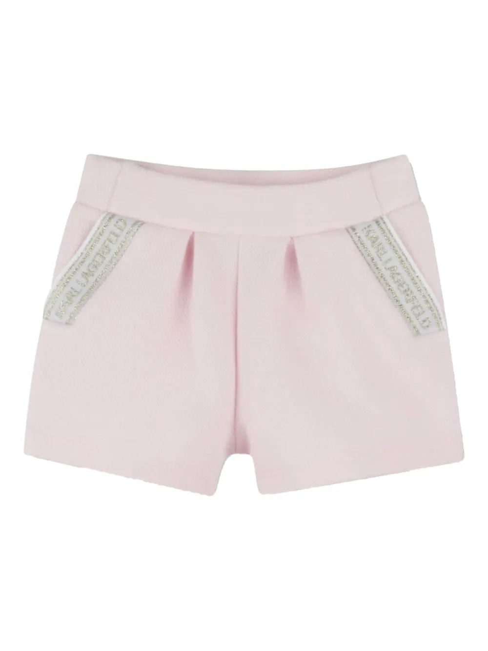 Karl Lagerfeld Kids Ikon T-shirt en shorts set Wit