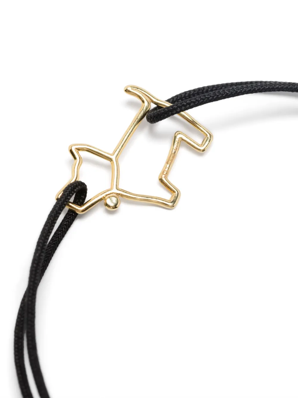 Aliita collier Pedecito en or jaune 9ct | Bijoux délicats | Image 2