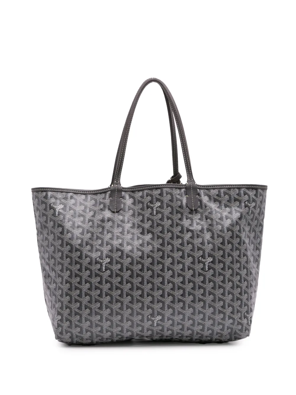 Goyard Pre-Owned 2022 Goyardine Saint Louis PM tote bag - グレー Goyard Pre-Owned 2022 Goyardine Saint Louis PM tote bag - グレー