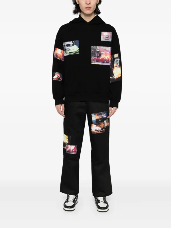 ★ ANTI SOCIAL SOCIAL CLUB★ Total hoodie TI25A0301331 Anti Social Social Club Totaled Hoodie | Black | FARFETCH