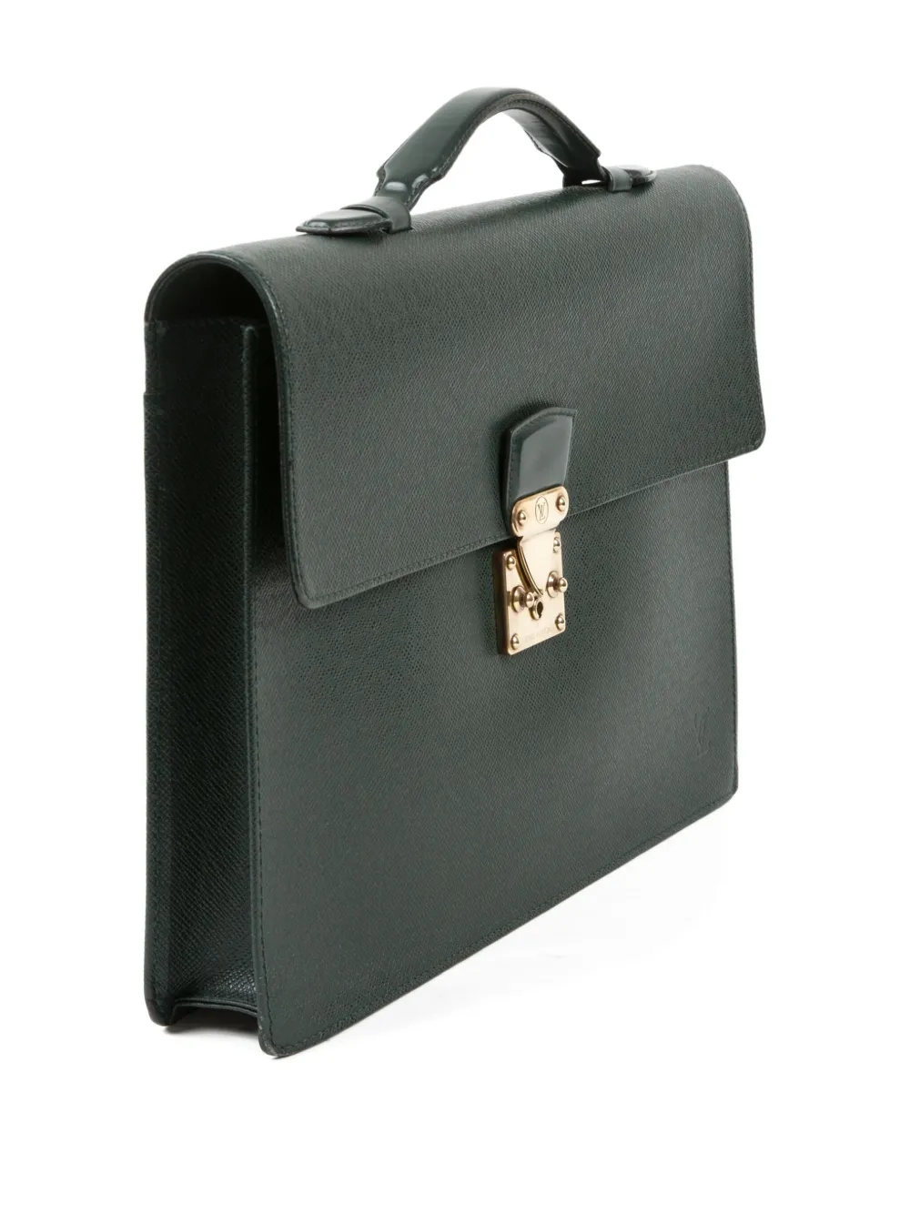 Pre-owned Louis Vuitton 2010s Laguito Briefcase In Green