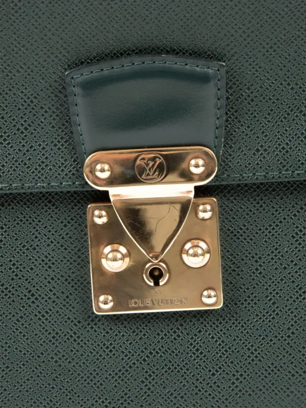 Louis Vuitton Pre-Owned 2010s Laguito Briefcase | Green | FARFETCH