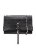 Saint Laurent Pre-Owned 2015 Medium Embossed Kate Tassel crossbody bag - Black