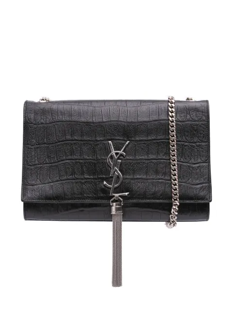 Saint Laurent Pre-Owned 2015 Medium Embossed Kate Tassel crossbody bag