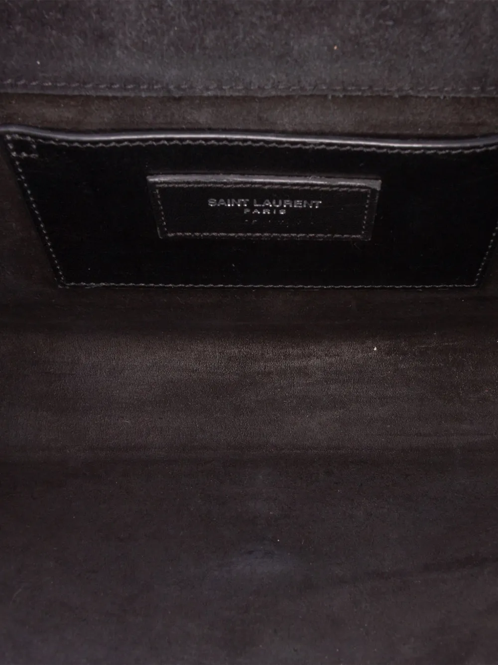 Pre-owned Saint Laurent 2015 Medium Embossed Kate Tassel Crossbody Bag