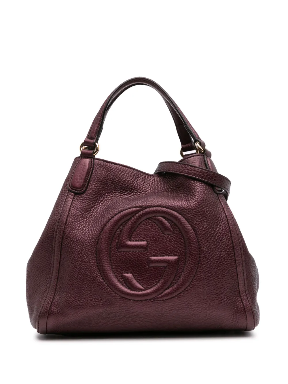 Gucci Pre-Owned 2000-2015 スモール レザー ソーホー サッチェルバッグ - レッド Gucci Pre-Owned 2000-2015 スモール レザー ソーホー サッチェルバッグ - レッド