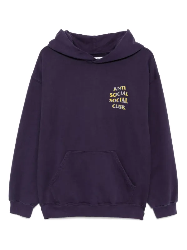 Anti Social Social Club Mind Games Weathered Hoodie Purple
