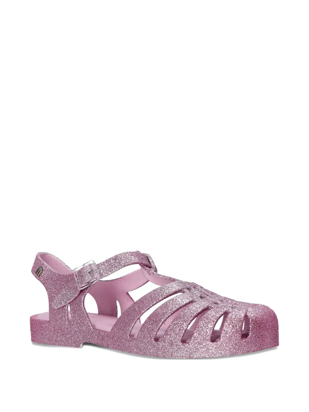Melissa Possesion glitter-embellished flat sandals Roze