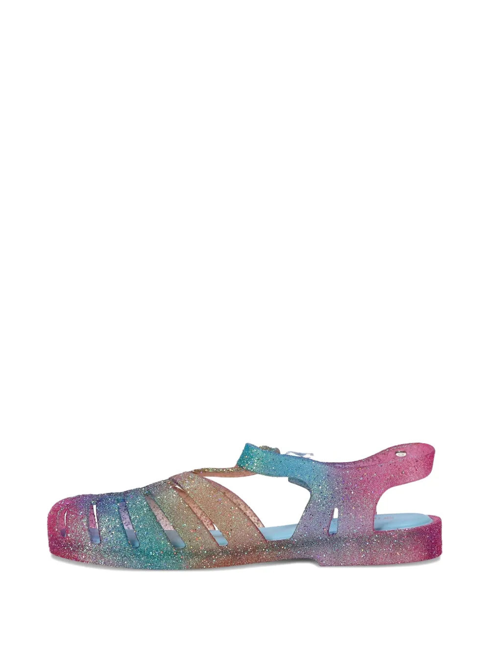 Melissa Possession glitter-embellished flat sandals Pink