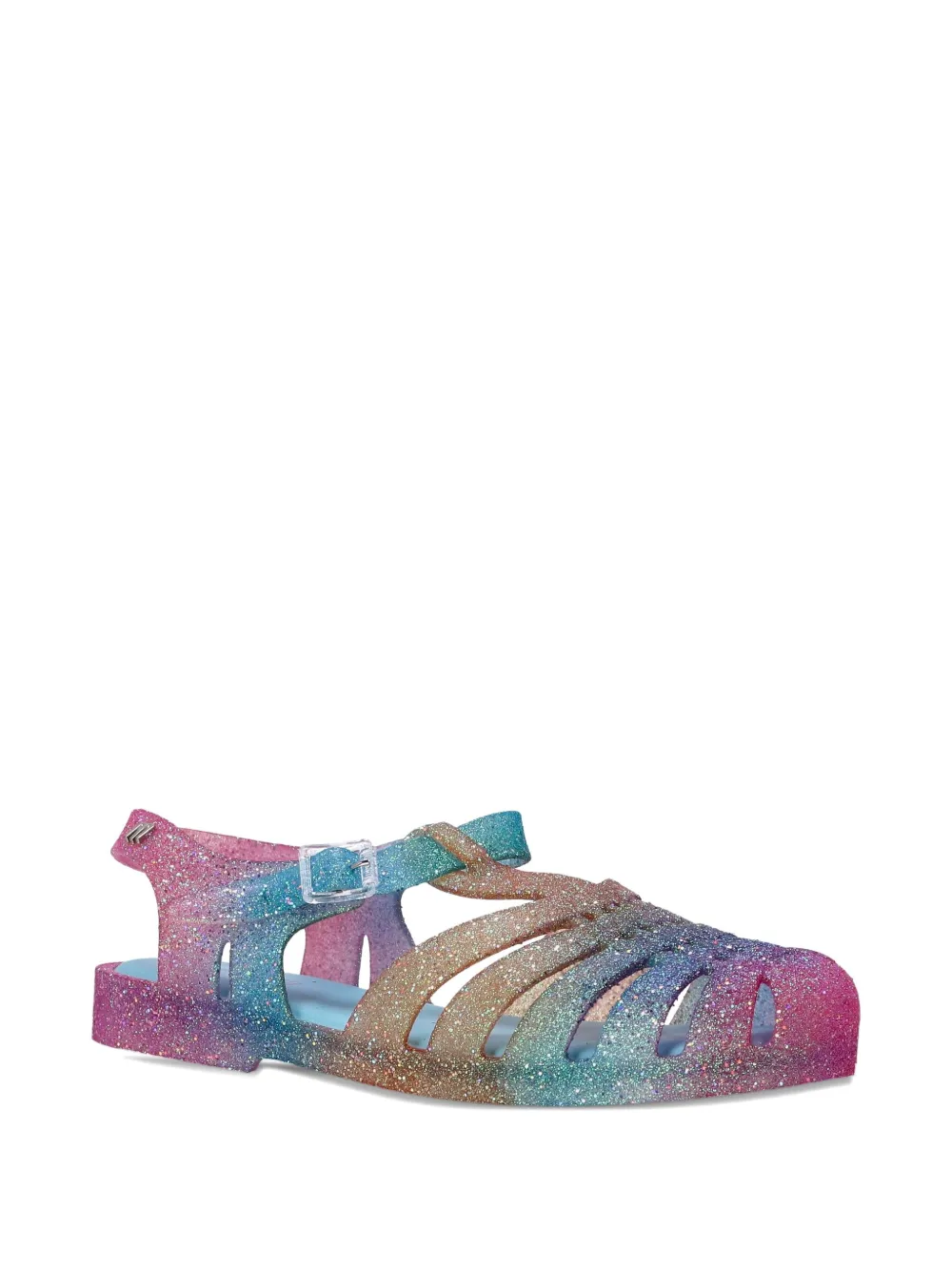 Melissa Possession glitter-embellished flat sandals Pink