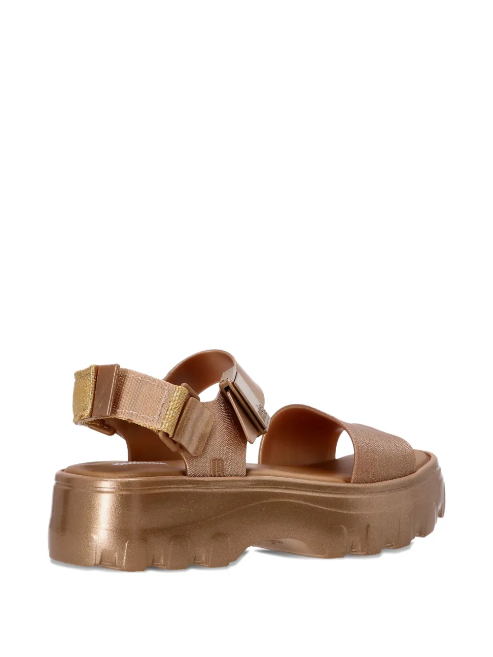 Melissa Kicked Off chunky-sole sandals Gold