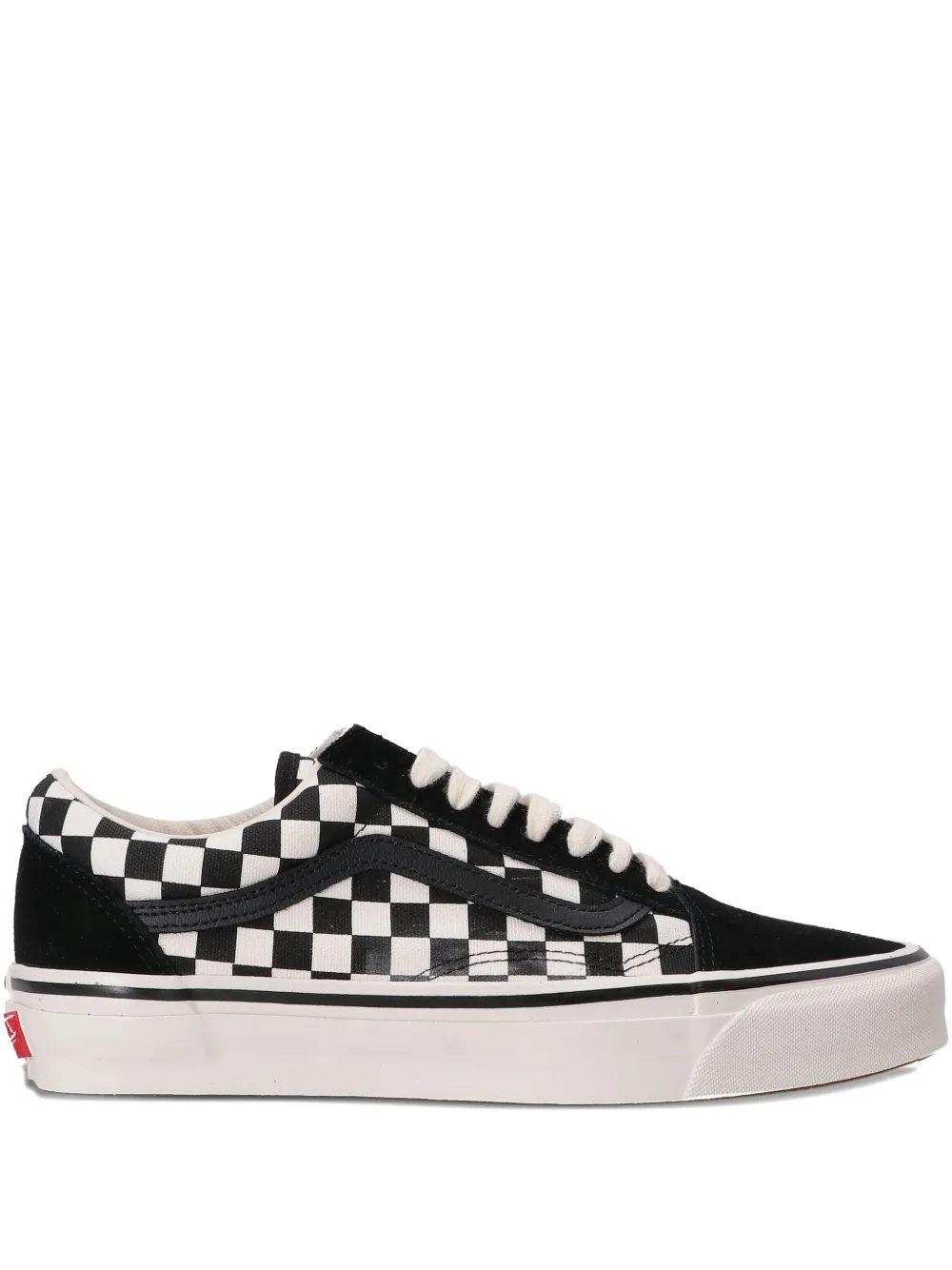 Vans checkerboard suede sneakers Black
