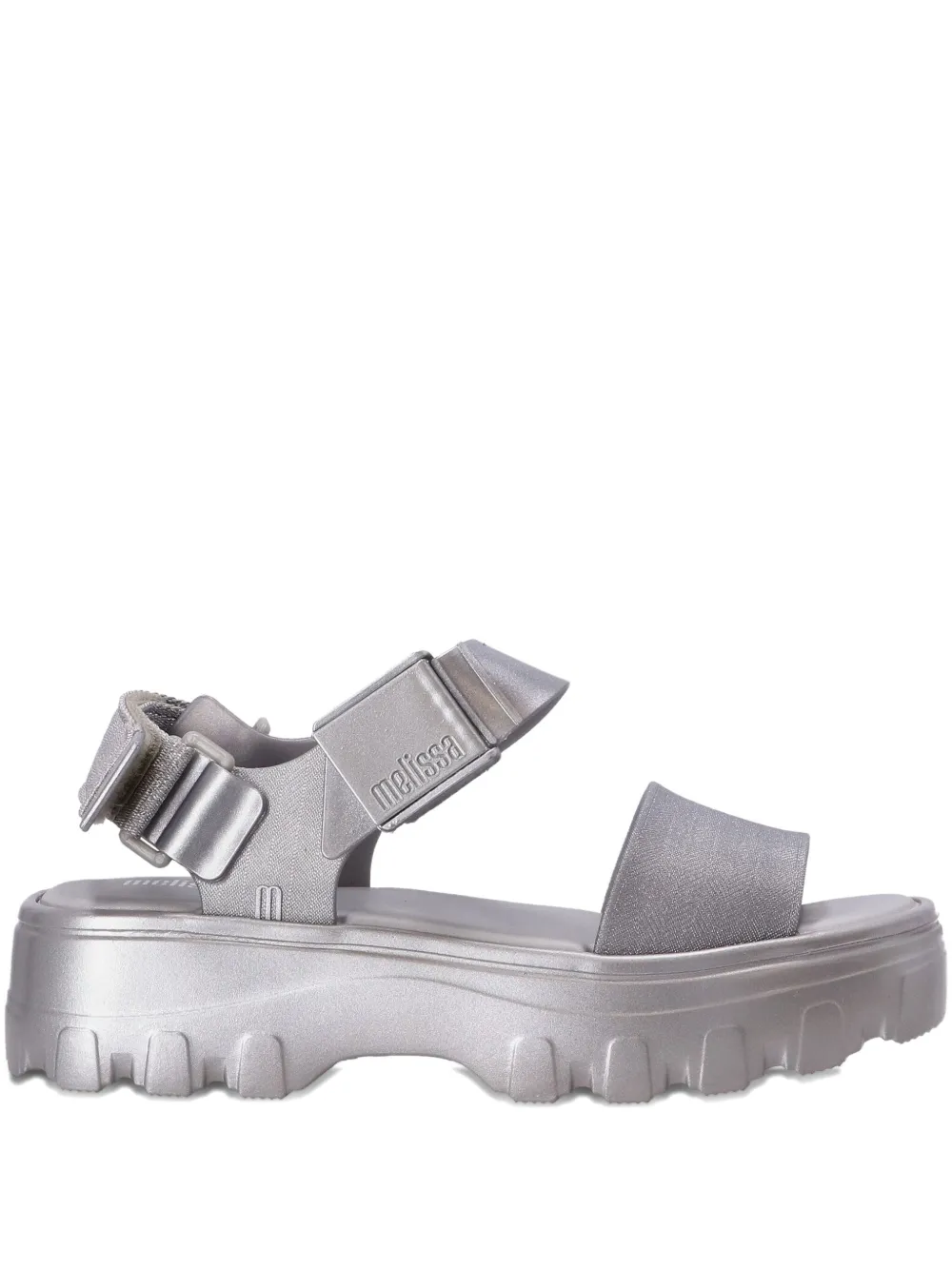 Melissa Kick Off strap sandals Silver