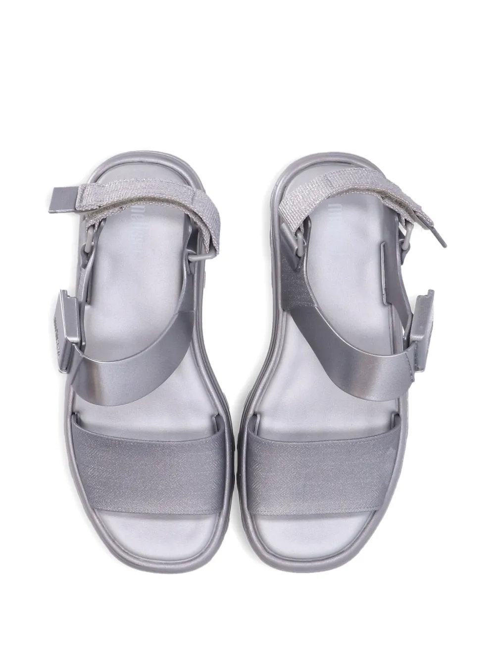 Melissa Kick Off strap sandals Silver