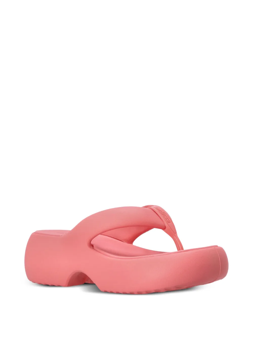Shop Melissa Free Fuzy Chunky-sole Flip-flops