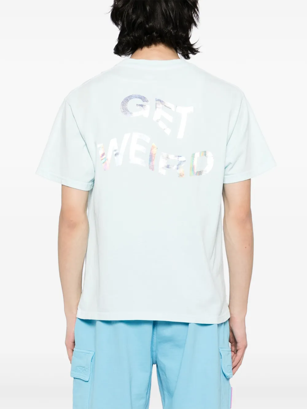 Anti Social Social Club Get Weird Hologram t-shirt - Blauw