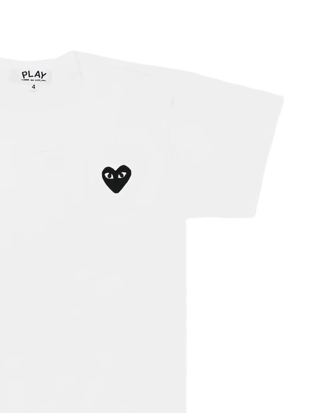 Shop Comme Des Garçons Play Heart-motif T-shirt