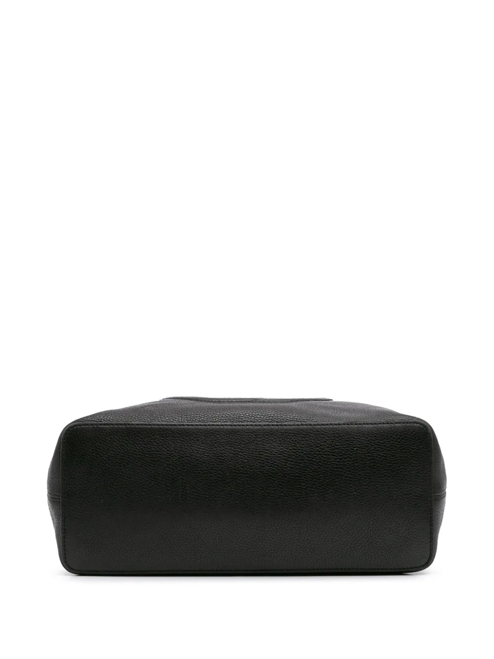 Pre-owned Gucci 2000-2015 Large Pebbled Calfskin Soho Convertible Hobo Satchel In Black