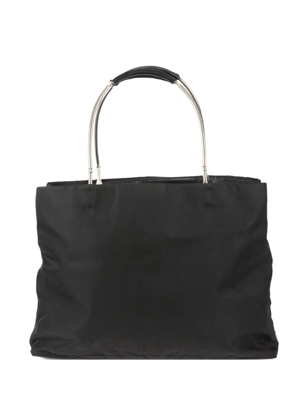 Prada Pre-Owned tote con logo triangular 2010 | negro | Image 1