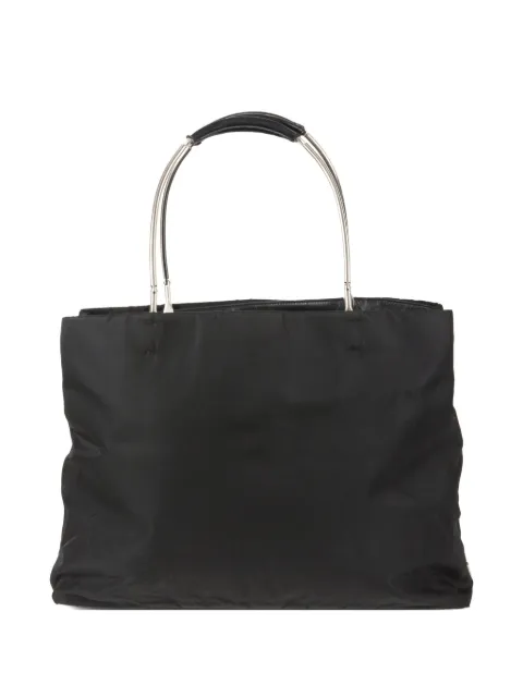 Prada Pre-Owned 2010s triangle-logo tote bag