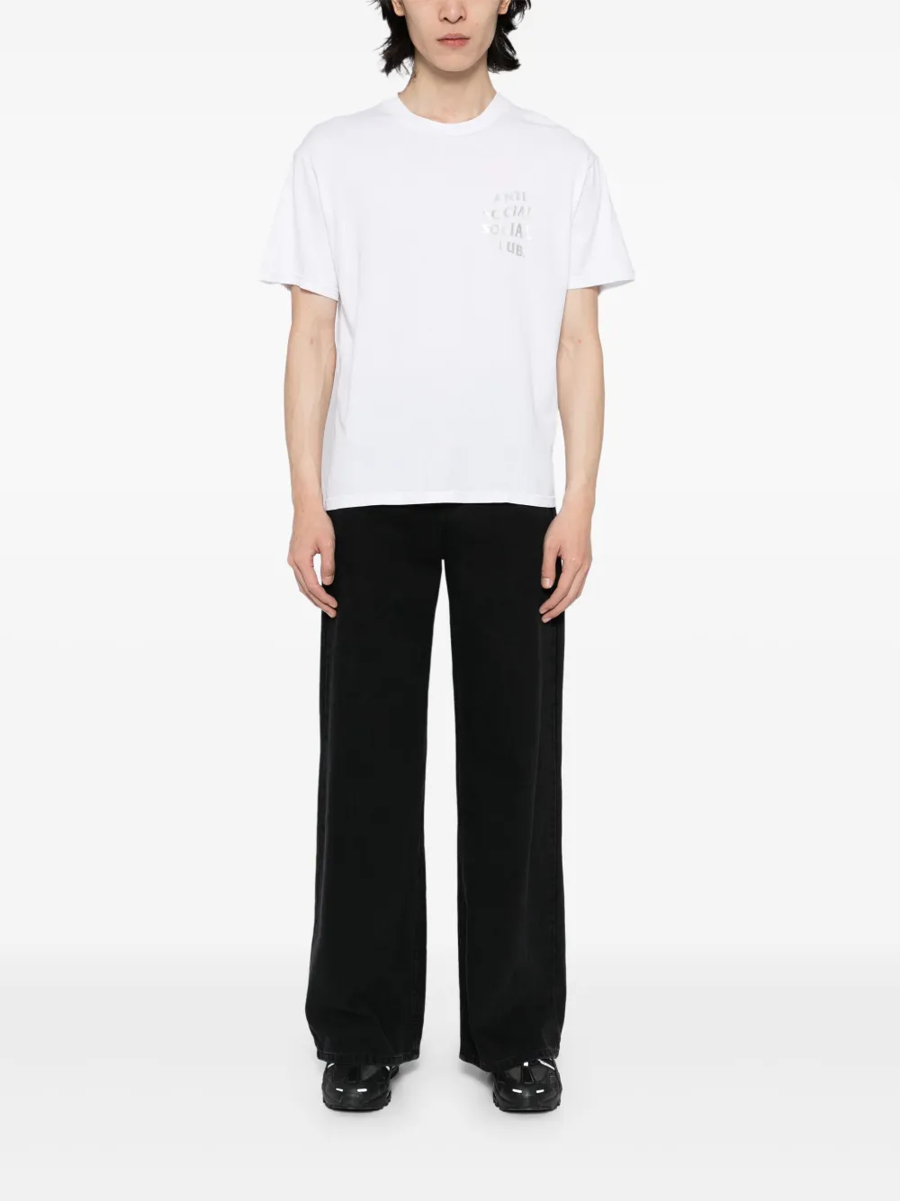 Anti Social Social Club Get Weird Hologram t-shirt - Wit