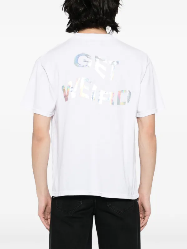 Anti Social Social Club ★ Get Weird ホログラム Tシャツ Anti Social Social Club Get Weird Hologram Tシャツ