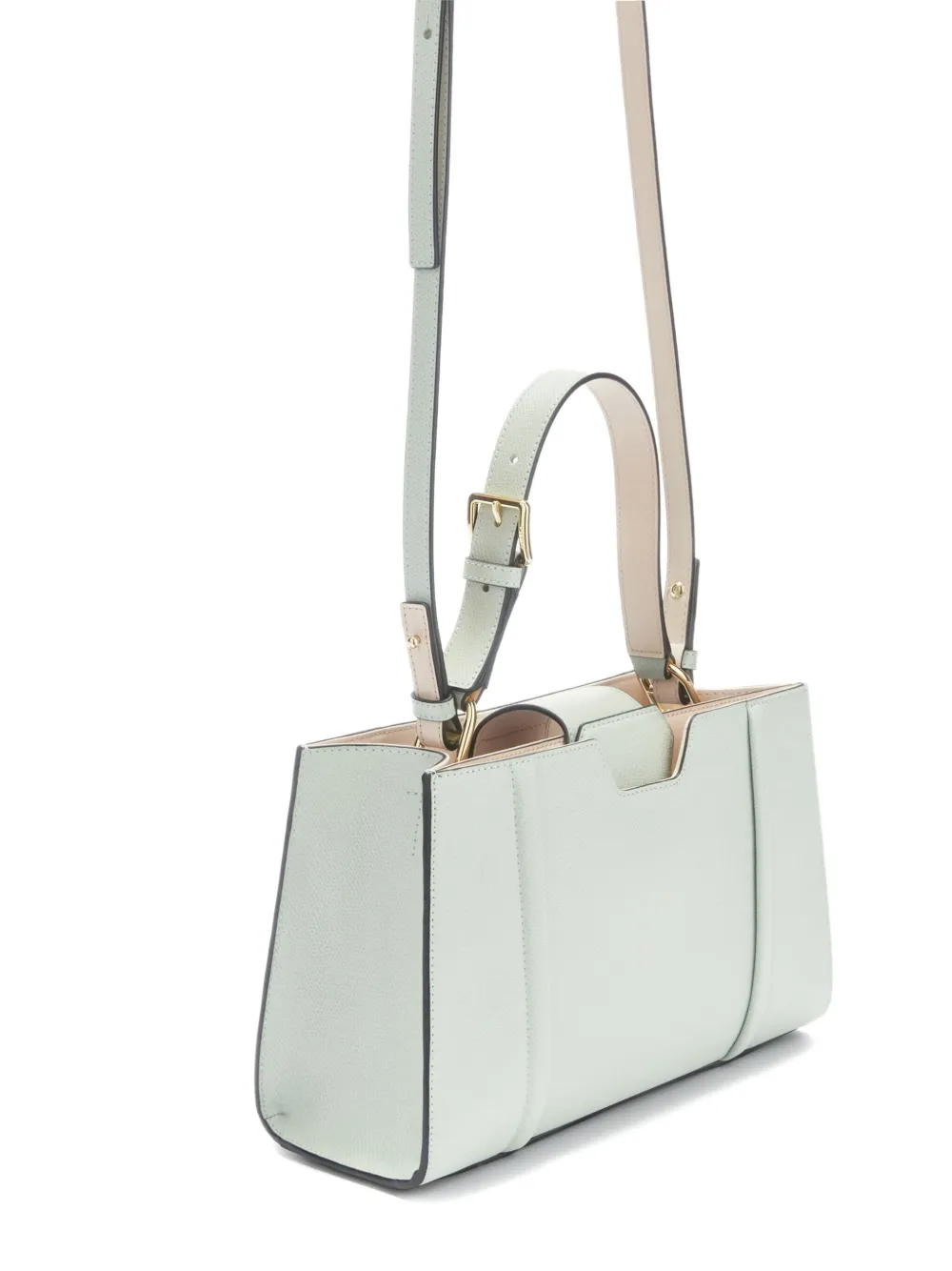 Furla Riva M Buckle-detail Tote Bag In Gray