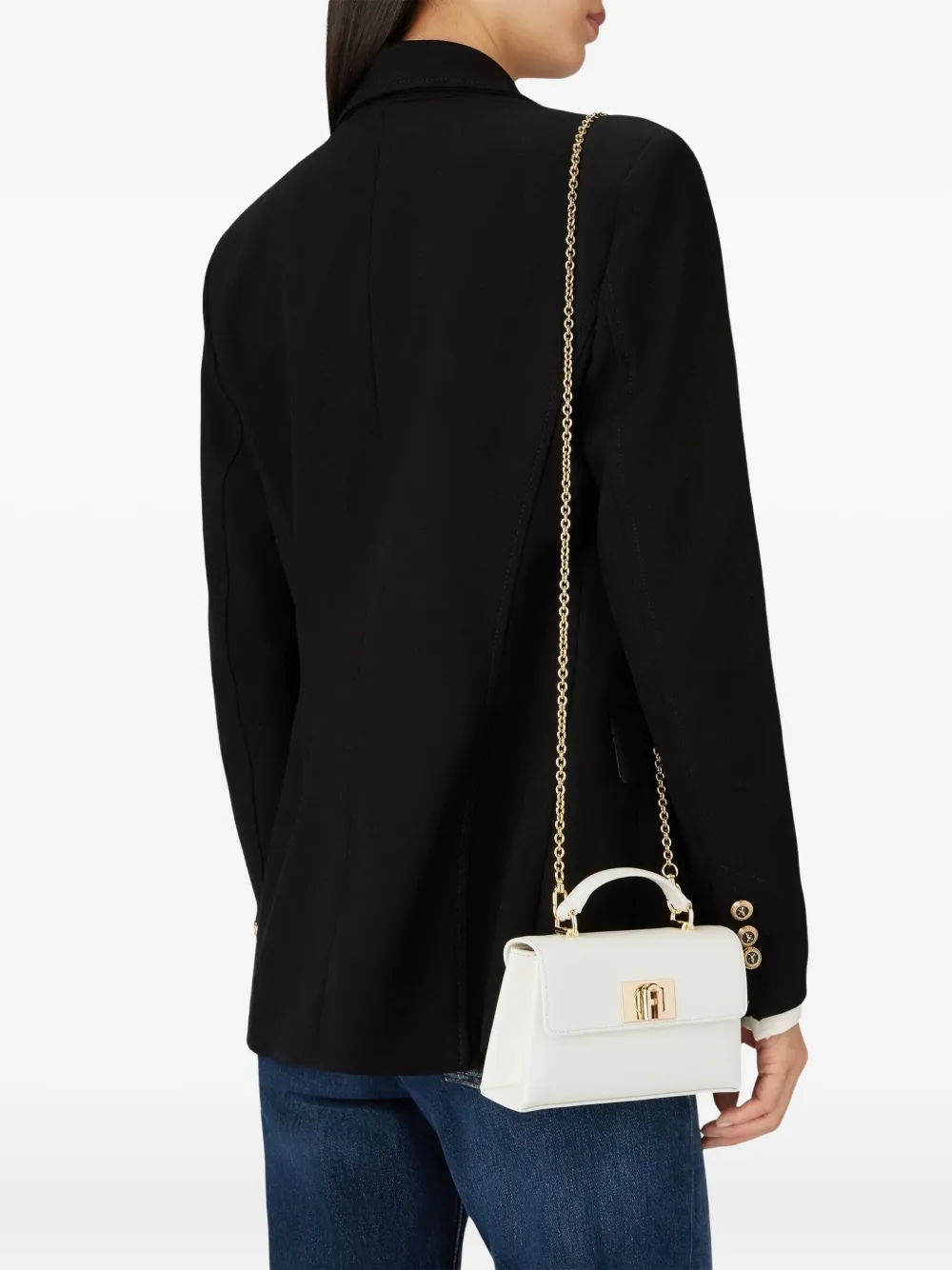Furla 1927 kleine shopper Wit