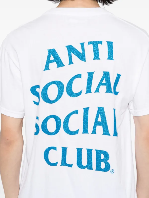 ★ ANTI SOCIAL SOCIAL CLUB★ mind games t-shirt TI25A030065 Anti Social Social Club Mind Games Glitter t-shirt | White