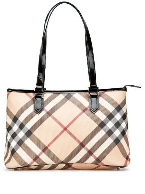 Burberry Pre-Owned 2000-2017 Supernova Check Coated Canvas tote bag