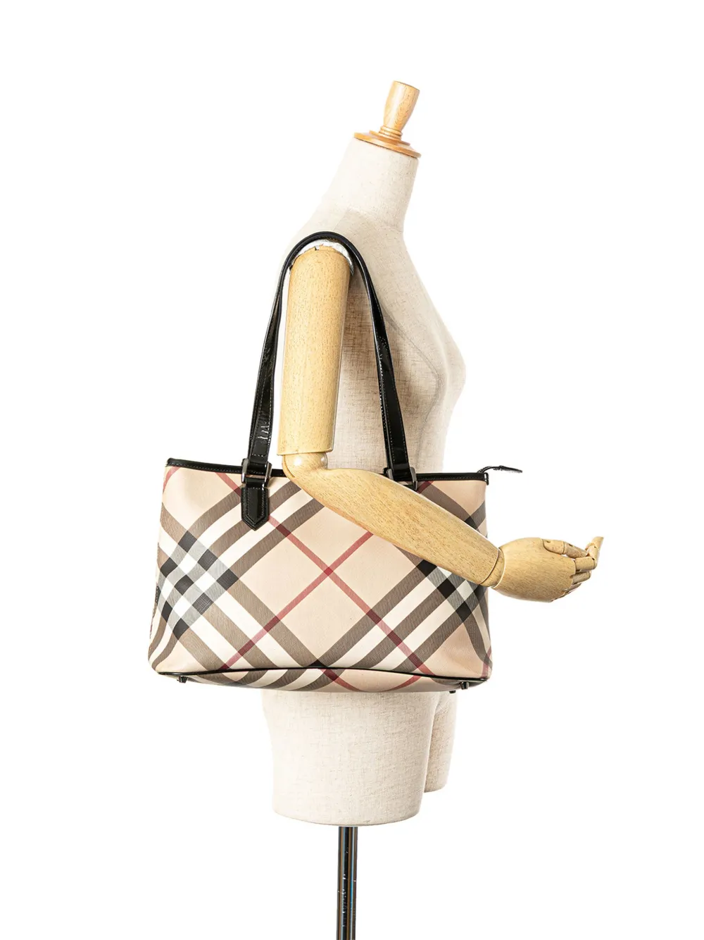 Burberry Pre-Owned tote Supernova Check Coated Canvas 2000-2017 | Estilos de archivo | Image 2