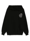 Anti Social Social Club mind games rhinestone hoodie - Black