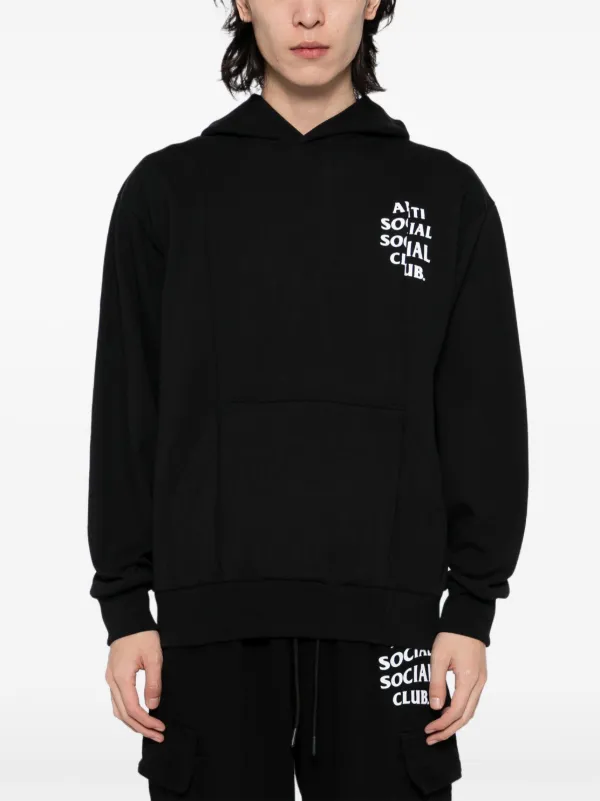Anti Social Social Club Sliced Mind Games Hoodie | Black