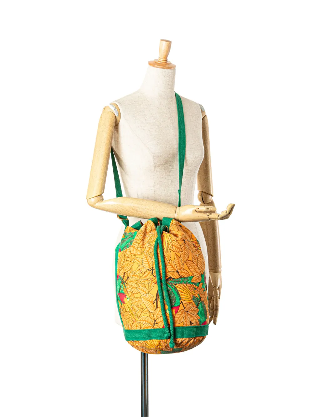 Hermès Pre-Owned 1990-2010 Toile Les Perroquets bucket bag | Pre-Owned | Image 2