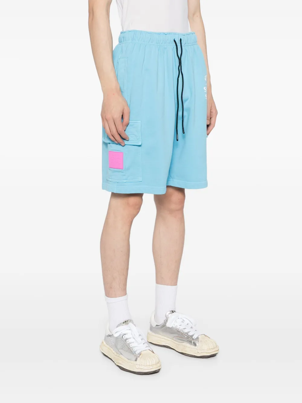 Anti Social Social Club Mind Games cargo shorts - Blauw