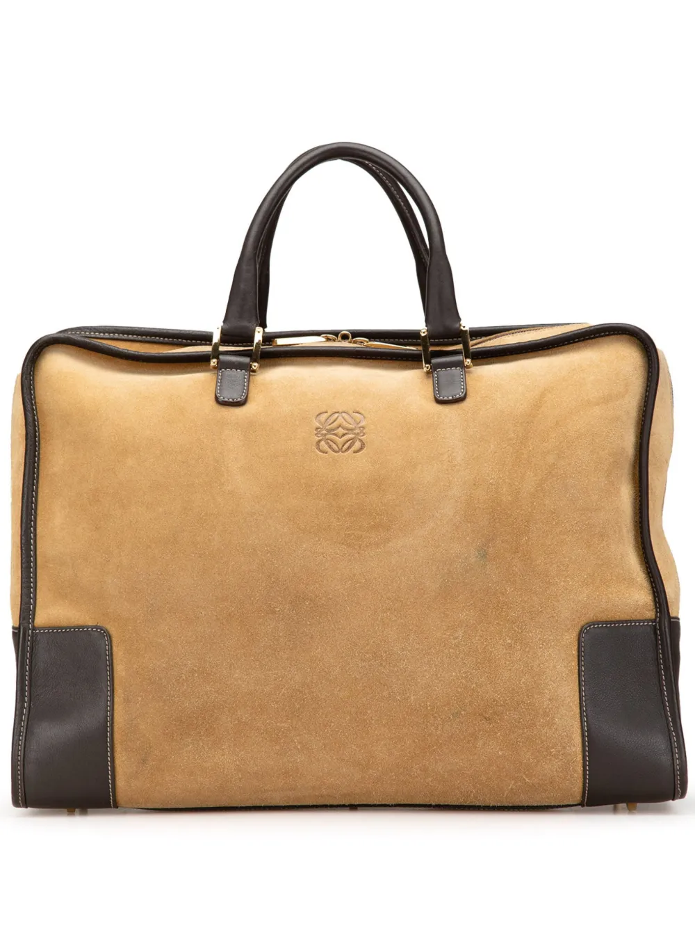 Loewe Pre-Owned 2000-2024 Suede Amazona 40 handbag | Brown | Image 1