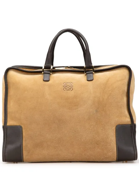 Loewe Pre-Owned 2000-2024 Suede Amazona 40 handbag