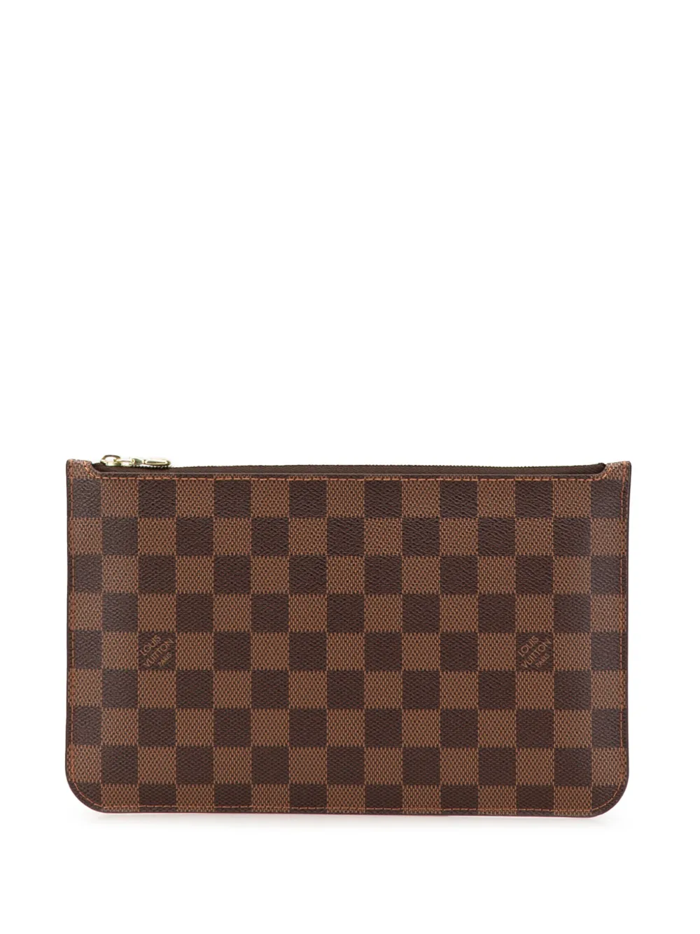 Louis Vuitton Pre-Owned 2015 Damier Ebene Neverfull MM pouch - ブラウン Louis Vuitton Pre-Owned 2015 Damier Ebene Neverfull MM pouch - ブラウン