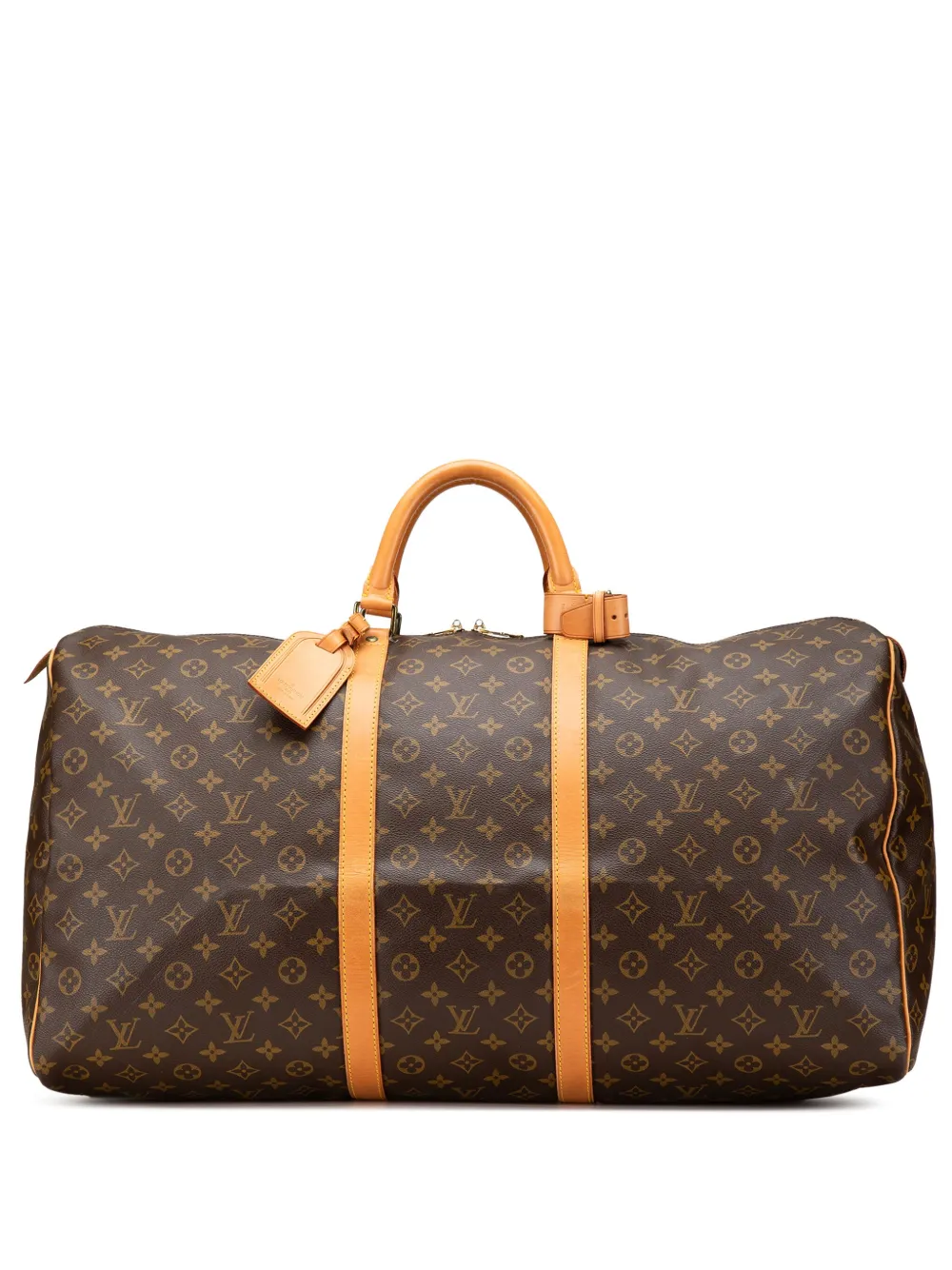 Louis Vuitton Pre-Owned 2003 Monogram Keepall 60 travel bag - ブラウン Louis Vuitton Pre-Owned 2003 Monogram Keepall 60 travel bag - ブラウン