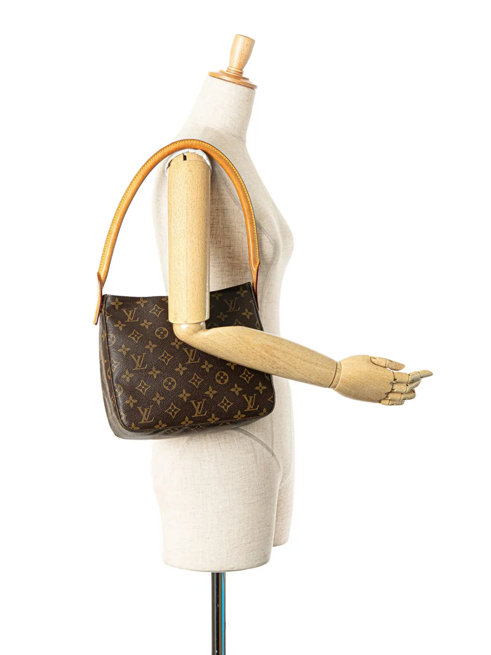 Pre-owned Louis Vuitton 2002 Monogram Looping Mm Shoulder Bag