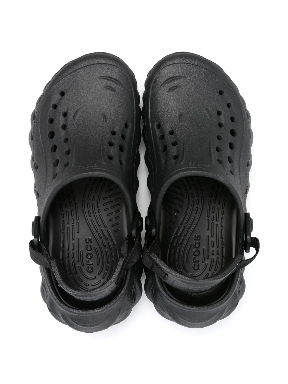 Crocs Kids Echo clog sandals Black