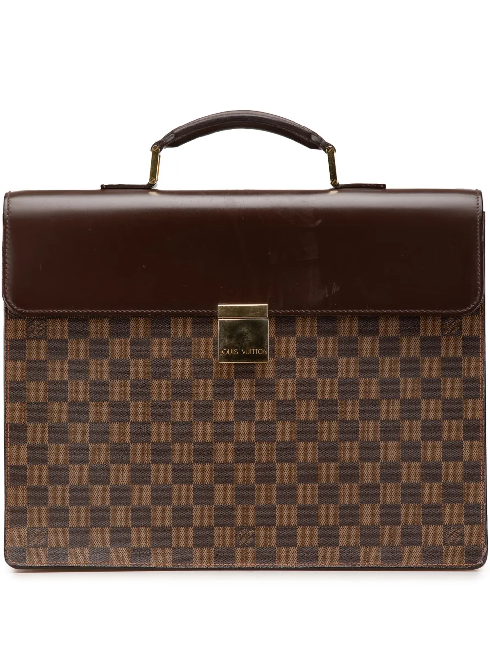 Louis Vuitton Pre-Owned 2005 Damier Ebene Altona PM business bag | Brown | Image 1