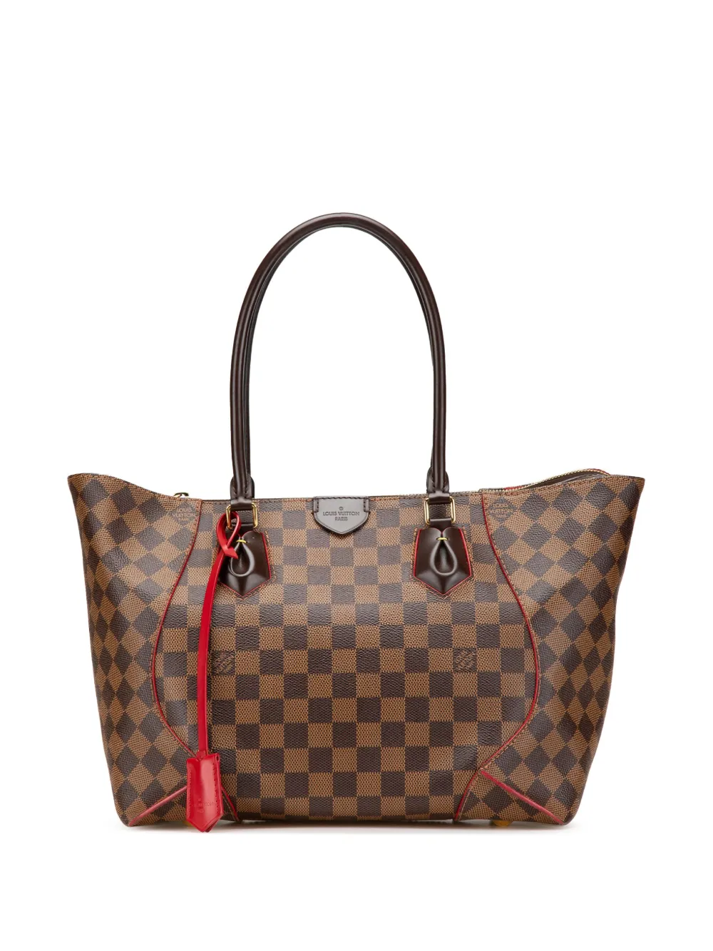 Louis Vuitton Pre-Owned 2016 ダミエ エベヌ カイサ MM ハンドバッグ - ブラウン Louis Vuitton Pre-Owned 2016 ダミエ エベヌ カイサ MM ハンドバッグ - ブラウン