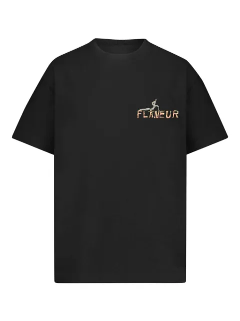 FLÂNEUR Passage Of Time-print T-shirt