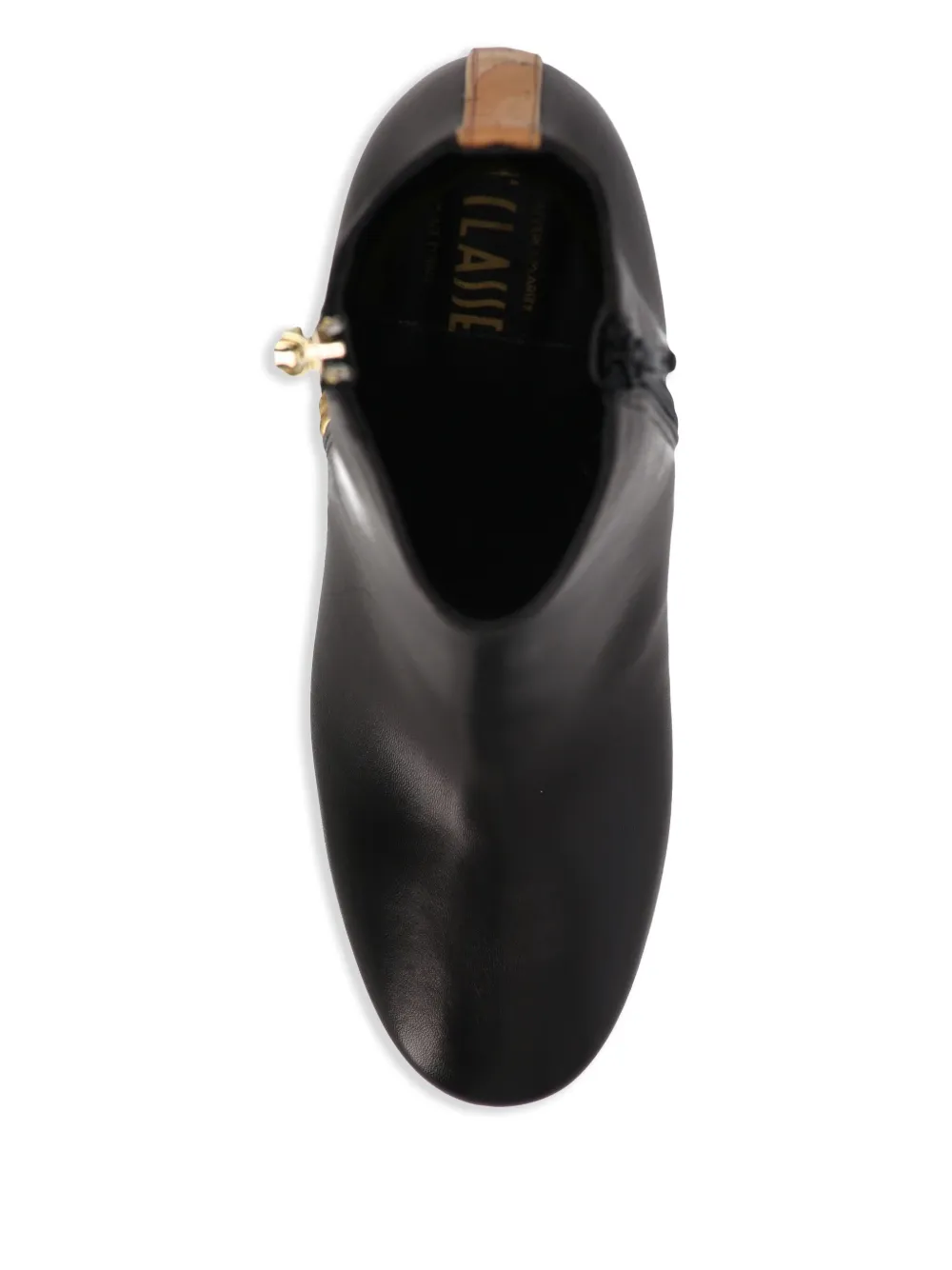 ALVIERO MARTINI 1° CLASSE leather ankle boots Black