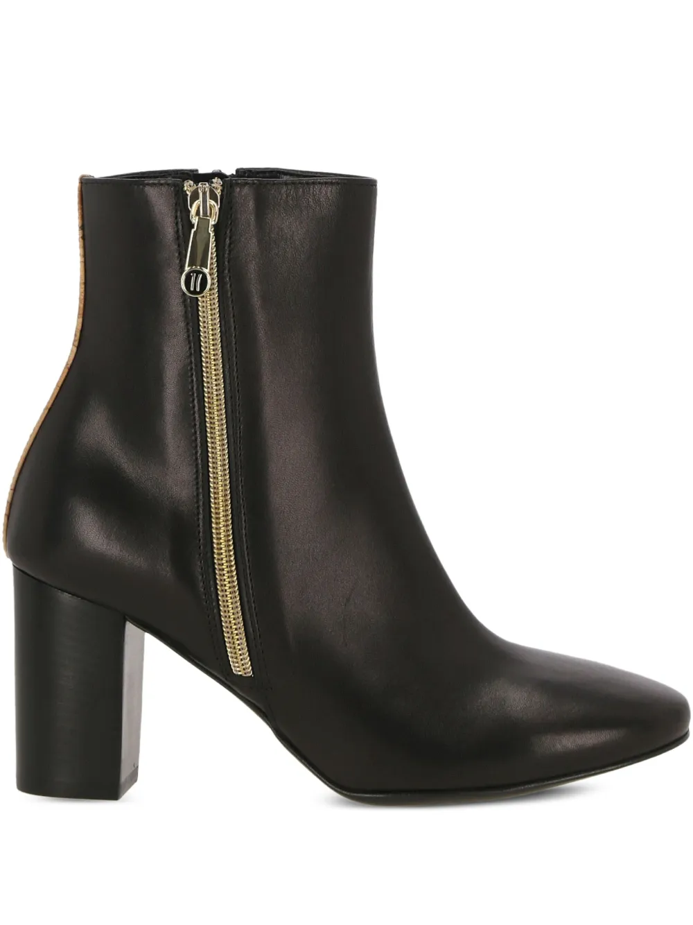 ALVIERO MARTINI 1° CLASSE leather ankle boots Black